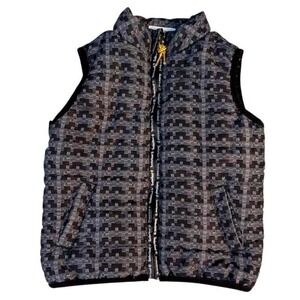 Timberland~Toddler Boys ~ Gray/Black Pixel Geometric Puffer Vest ~ Size 24 month